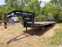2003 Anderson 24' T/A Flatbed Trailer W/5' Dovetail 