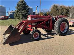 1965 International Farmall 656 2WD Tractor W/Loader 