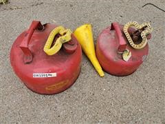 Eagle Gas Cans & Funnel 