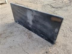 2022 Blank Skid Steer Plate 