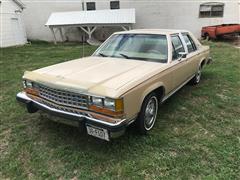 1985 Ford LTD Crown Victoria 4 Door Sedan 