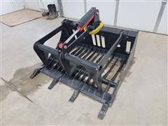 2024 Mid-State 48" Rock Grapple Skid Steer Attachment 