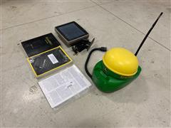 John Deere Monitor, Radio And GPS Globe 