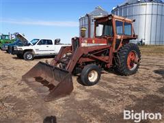 1968 International 1256 2WD Tractor W/Westendorf Loader 