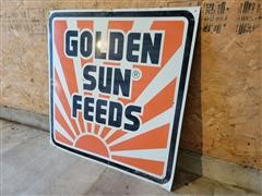 Golden Sun Feeds Sign 