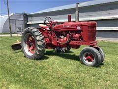 Farmall Super MTA 2WD Tractor W/Blade 