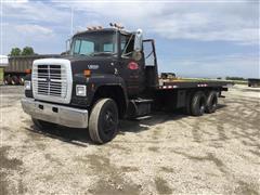 1992 Ford LNT8000F T/A Rollback Truck W/Jerr-Dan 25' Recovery Bed 