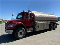 2013 Freightliner M2106 4-Compartment T/A Fuel Tanker Truck 