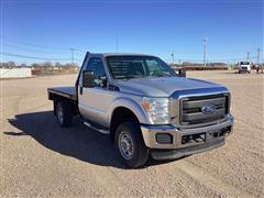 2015 Ford F250 4x4 Flatbed Pickup 