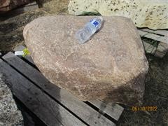 South Dakota Granite Boulder 