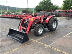 Mahindra 3550 MFWD Tractor W/Loader & 76" Bucket 