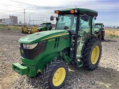 2019 John Deere 5075GV MFWD Orchard Tractor 