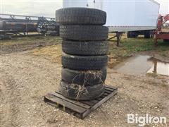 Firestone 11R 22.5 Trailer Tires/Rims 