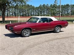 1968 Pontiac GTO 2-Door Convertible Car 