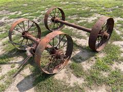 Case Threshing Machine Steel Wheels And Axles 