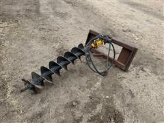 Skid Steer 13" Post Hole Auger 