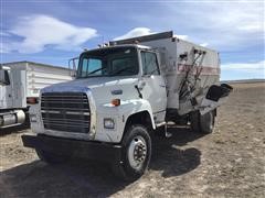 1990 Ford L8000 S/A Feed Truck 
