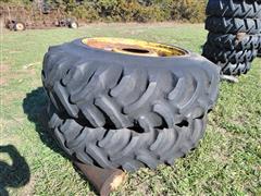 Goodyear 18.4-38 Tires w/ 10 Bolt Rims 