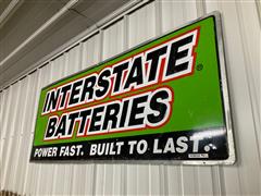 Interstate Battery Metal Sign 