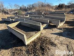 8' Concrete Feed Bunks 