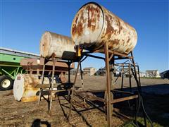 300-Gallon Fuel Tanks W/Stands 