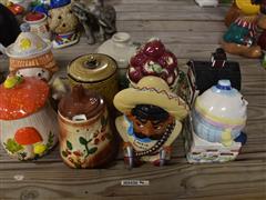 Large Quantity Of Cookie Jars 