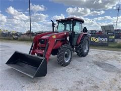 2018 Mahindra 8100 PST 4WD Compact Utility Tractor W/Loader 