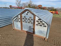 Mack Metal Portable Calf Shed 