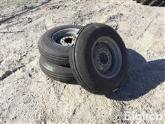 Goodyear 7.50-14 Mounted Tires 