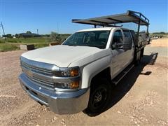 2015 Chevrolet 3500 HD 4x4 Crew Cab Service Pickup 