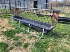 10' Sheep/Goat Feed Bunk W/Hay Rack 