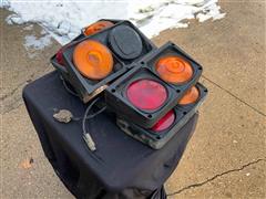 Wesbar Magnetic Implement Tail Lights 