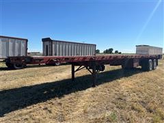 1966 Dorsey T/A Flatbed Hay Trailer 