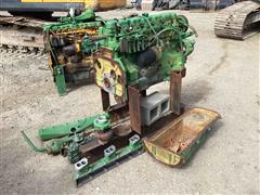 John Deere 6466A 6-Cylinder Turbo Diesel Motor 