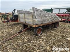 Electric 4-wheeled Dump Box Wagon 