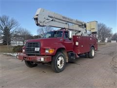 1995 Ford F800 S/A Bucket Truck 