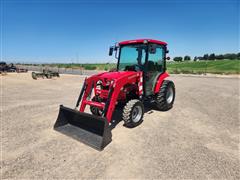 2019 Mahindra 1635HX 4WD Compact Utility Tractor W/Loader 