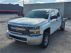 2015 Chevrolet Silverado 2500 HD 4x4 Crew Cab Flatbed Pickup 