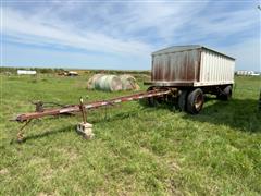 1982 Omaha Standard Hopper Bottom S/A Pup Trailer W/Front Dolly 