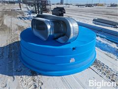 Behlen 9' Blue Poly Stock Tank & Galvanized Tanks 