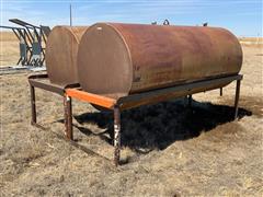 Double Oil Tank On Mount 