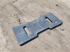 Blank Skid Steer Plate 