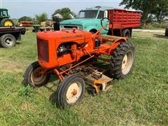 Allis-Chalmers B 2WD Tractor W/Woods Belly Mower 