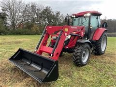 2018 Mahindra 9110P 4WD Compact Utility Tractor W/Loader 