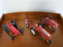 Toy Tractors & 2-Bottom Plow 
