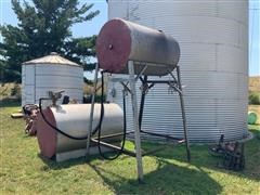 350 Gallon Fuel Barrel w/ Stand 