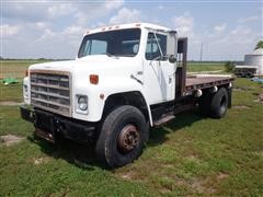 1986 International 1754 S-Series S/A Flatbed Truck 