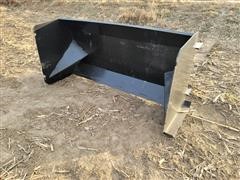 2021 Kit Containers Snow Pusher Skid Steer Attachment 