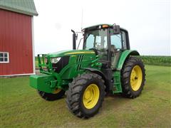 2018 John Deere 6110M MFWD Tractor 