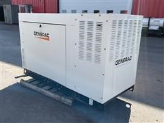 2011 Generac 25 KW QT02524ANSNA Natural Gas Standby Generator 